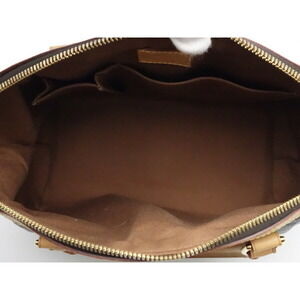 Louis Vuitton Leather Shoulder Bag Brown Monogram Tivoli